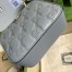 Gucci Small Shoulder Bag In Grey GG Matelasse Leather