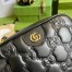 Gucci Small Shoulder Bag In Black GG Matelasse Leather