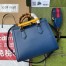 Gucci Diana Small Tote Bag in Blue Calfskin