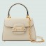 Gucci Horsebit 1955 Mini Handbag in White Leather