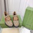 Gucci Women's Loafers in GG Canvas with Interlocking G