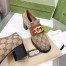 Gucci Women's Loafers in GG Canvas with Interlocking G
