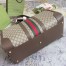 Gucci Savoy Large Duffle Bag in Beige GG Canvas