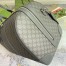 Gucci Savoy Large Duffle Bag in Grey GG Supreme Canvas