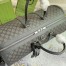 Gucci Savoy Large Duffle Bag in Grey GG Supreme Canvas
