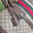Gucci Savoy Small Duffle Bag in Beige GG Supreme Canvas
