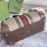 Gucci Savoy Small Duffle Bag in Beige GG Supreme Canvas