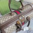 Gucci Savoy Small Duffle Bag in Beige GG Supreme Canvas