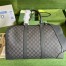 Gucci Savoy Small Duffle Bag in Grey GG Supreme Canvas