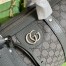 Gucci Savoy Small Duffle Bag in Grey GG Supreme Canvas