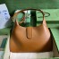 Gucci Aphrodite Medium Shoulder Bag in Brown Leather
