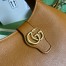 Gucci Aphrodite Medium Shoulder Bag in Brown Leather