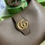 Gucci Aphrodite Medium Shoulder Bag in Dark Brown Leather