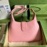 Gucci Aphrodite Medium Shoulder Bag in Pink Leather