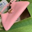 Gucci Aphrodite Medium Shoulder Bag in Pink Leather