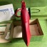 Gucci Aphrodite Medium Shoulder Bag in Red Leather