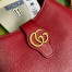Gucci Aphrodite Medium Shoulder Bag in Red Leather