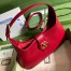 Gucci Aphrodite Medium Shoulder Bag in Red Leather