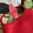 Gucci Aphrodite Medium Shoulder Bag in Red Leather