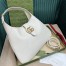 Gucci Aphrodite Medium Shoulder Bag in White Leather