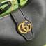 Gucci Aphrodite Large Shoulder Bag in Black Leather