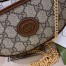Gucci Half Moon Mini Bag in GG Supreme with Interlocking G