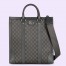 Gucci Ophidia Medium Tote Bag in Grey GG Supreme Canvas