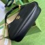 Gucci Aphrodite Small Shoulder Bag in Black Leather
