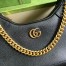 Gucci Aphrodite Small Shoulder Bag in Black Leather