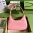 Gucci Aphrodite Small Shoulder Bag in Pink Leather