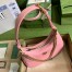 Gucci Aphrodite Small Shoulder Bag in Pink Leather