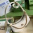 Gucci Aphrodite Small Shoulder Bag in White Leather