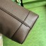 Gucci Ophidia Medium Tote Bag in Dark Brown Leather