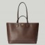 Gucci Ophidia Medium Tote Bag in Dark Brown Leather