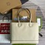 Gucci Ophidia Medium Tote Bag in White Calfskin