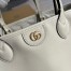Gucci Ophidia Medium Tote Bag in White Calfskin