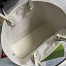 Gucci Ophidia Medium Tote Bag in White Calfskin