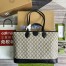 Gucci Ophidia Medium Tote Bag in Blue Supreme Canvas