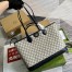 Gucci Ophidia Medium Tote Bag in Blue Supreme Canvas