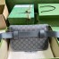 Gucci Ophidia GG Small Belt Bag In Grey GG Supreme Canvas