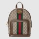 Gucci Ophidia GG Small Backpack in Beige Supreme Canvas